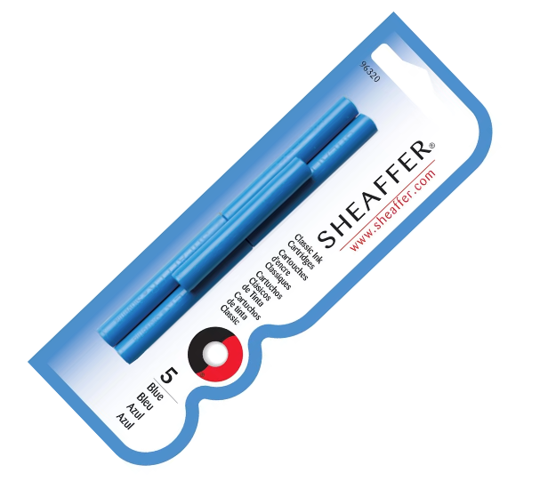 Sheaffer Skrip FP Ink Cartridges Blue 5PK