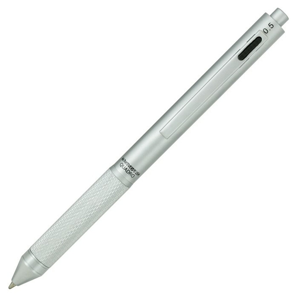 MONTEVERDE Quadro 4-in-1 Multifunction Pen Silver