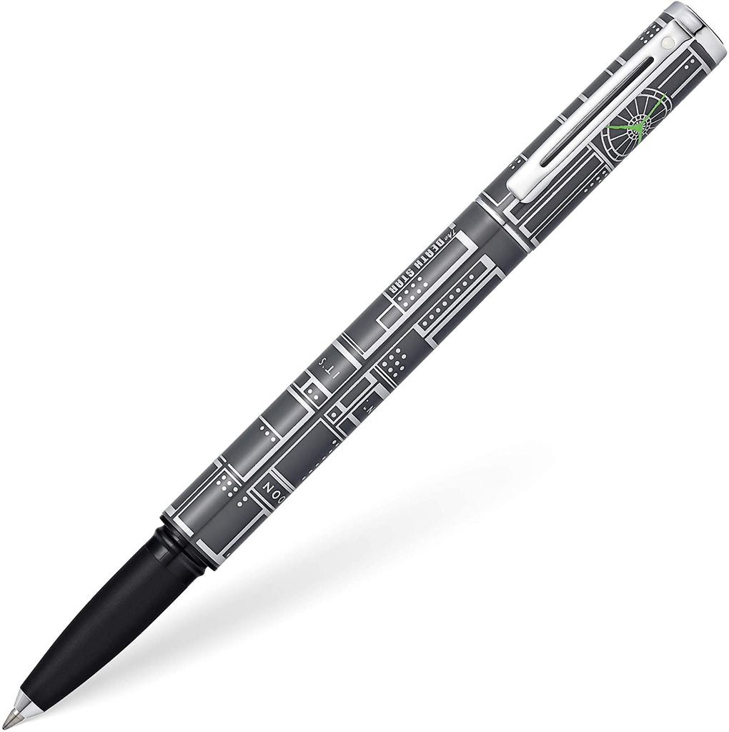 Sheaffer Gel Rollerball Pen Chrome Trim Star Wars Death Star