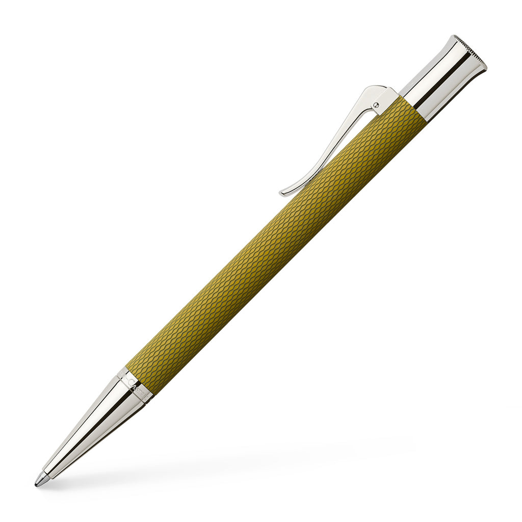 GVFC Guilloche Olive Green, Ballpoint Pen