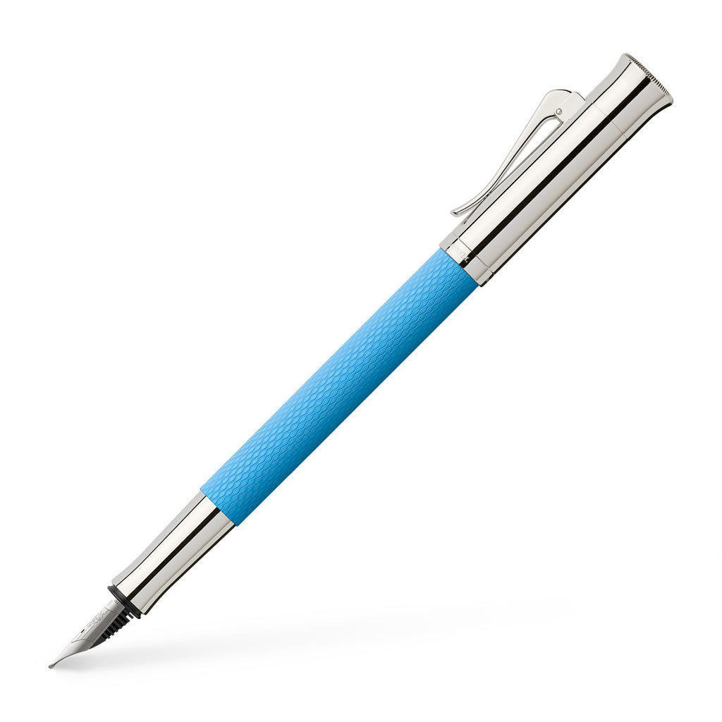 GVFC Guilloche Gulf Blue, Fountain pen