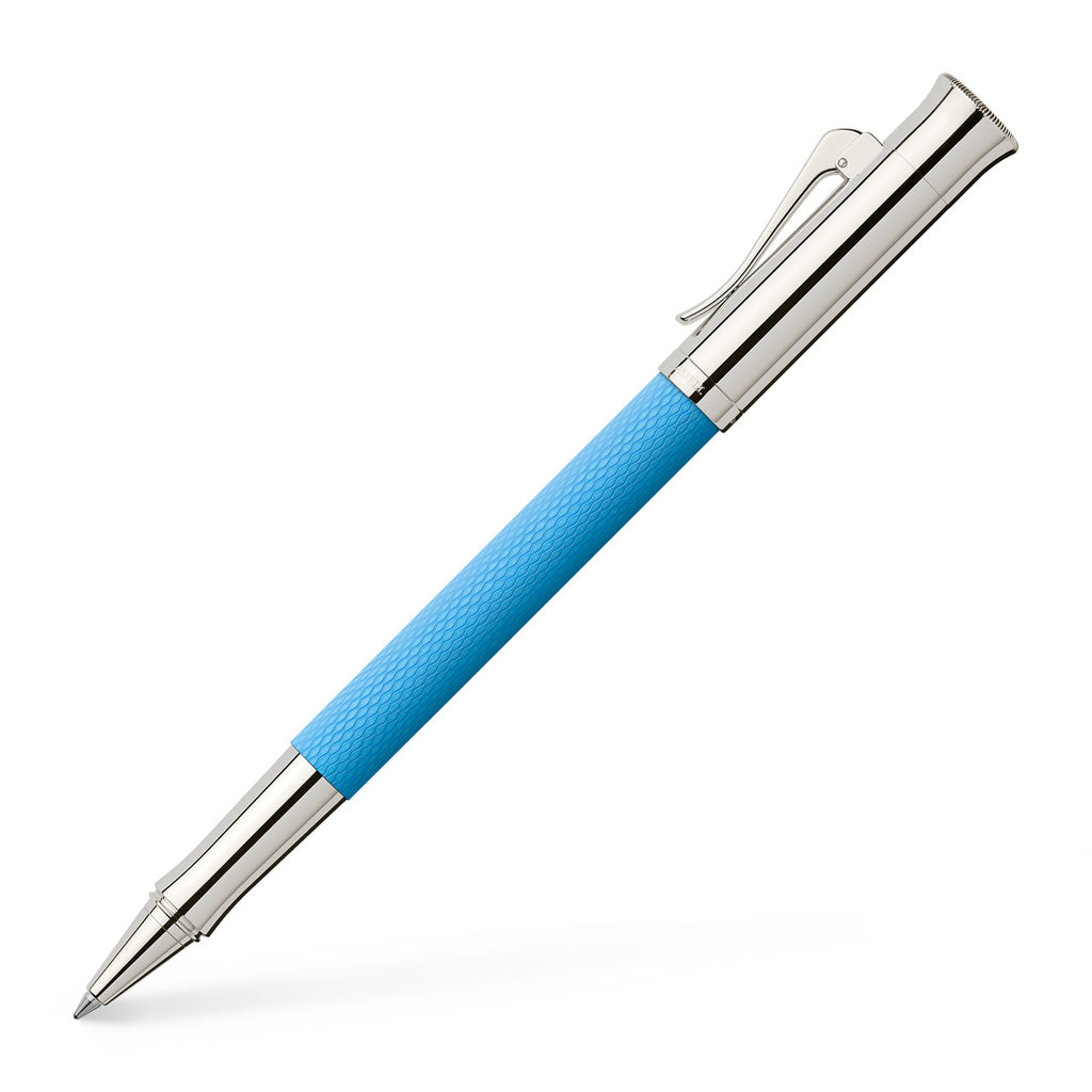 GVFC Guilloche  Gulf Blue, Rollerball Pen