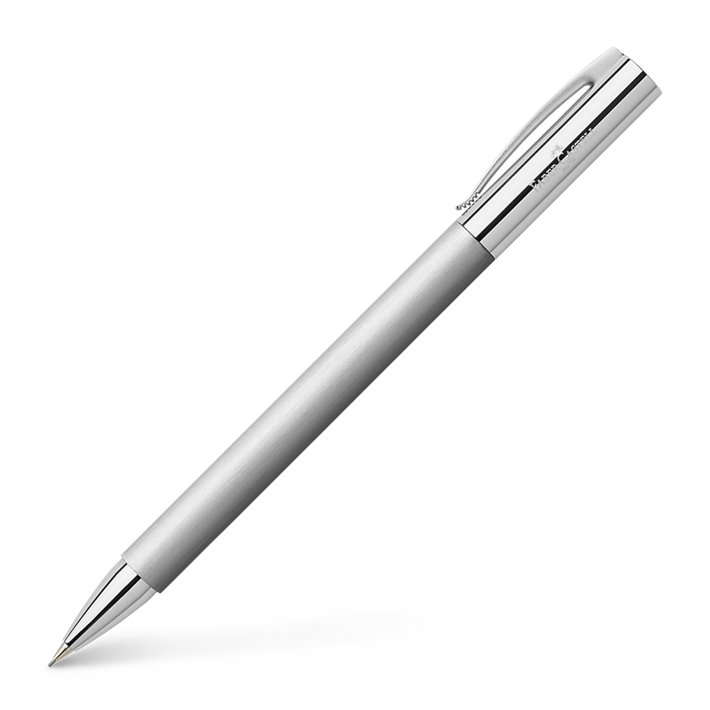 19-138152 Ambition StainlessSteel TwistPencil ProductShot Diagonal Faber Castell