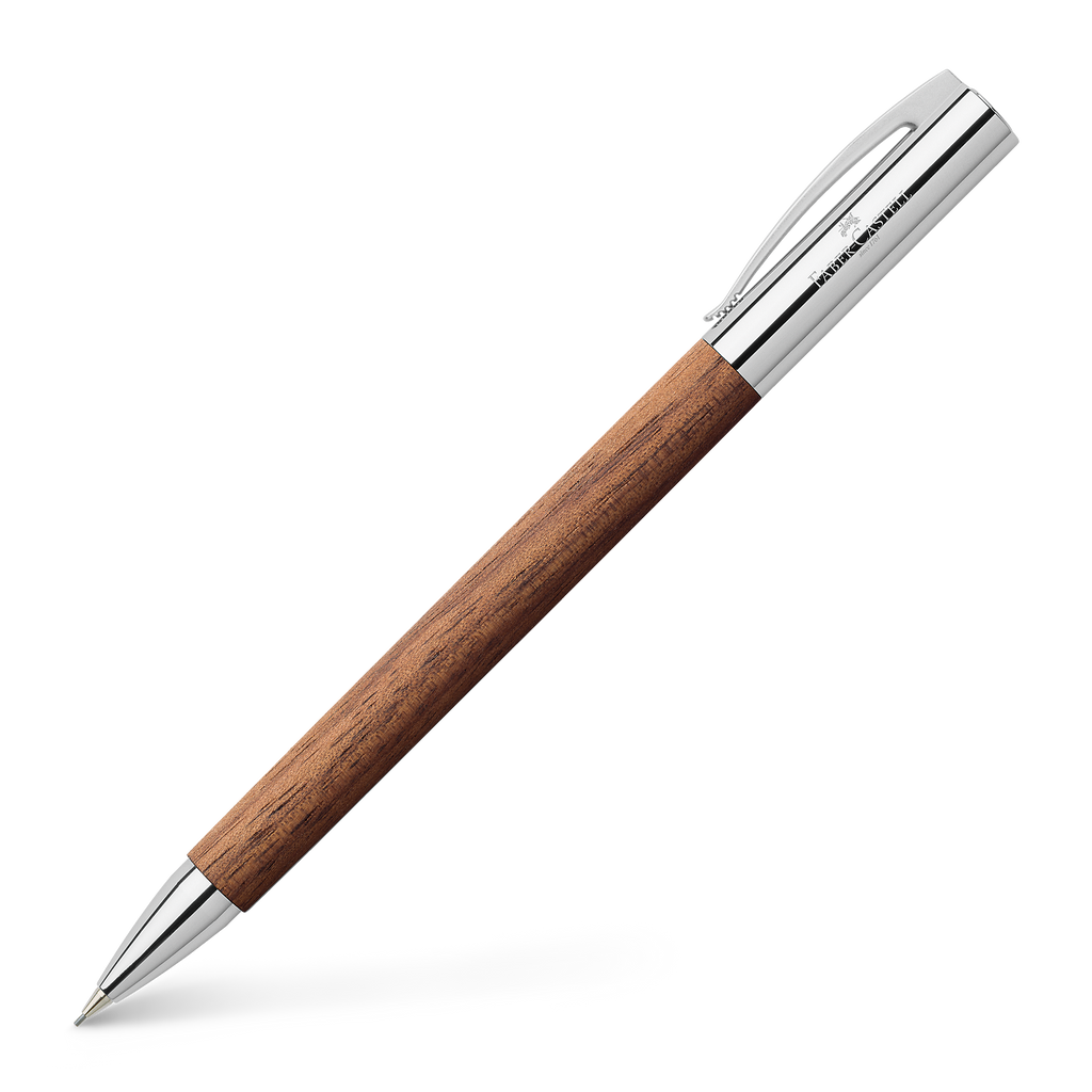 19-138531 Ambition Walnut TwistPencil ProductShot Diagonal Faber Castell