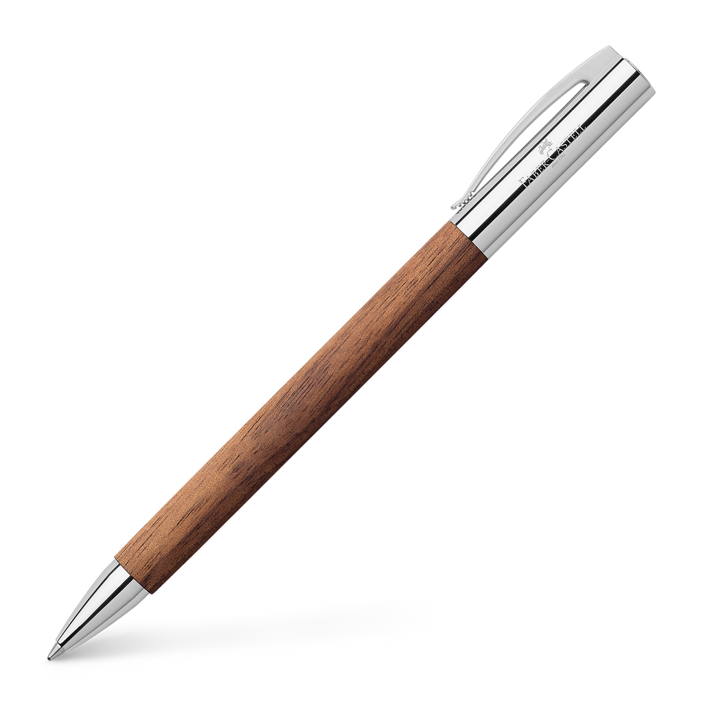 19-148531 Ambition Walnut BallpointPen ProductShot Diagonal Faber Castell