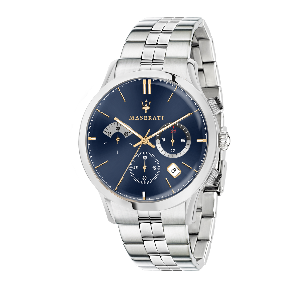 Maserati RICORDO 42mm Silver Watch