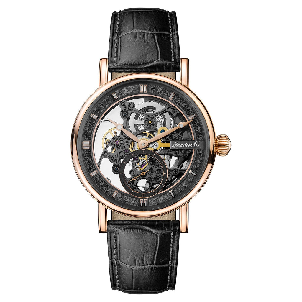 Ingersoll Herald Automatic Skeleton Black Watch