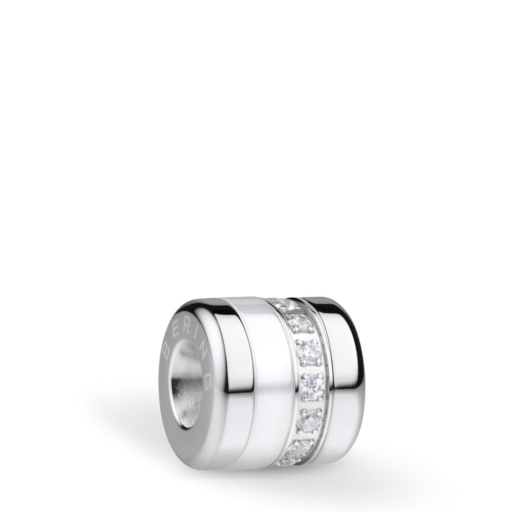 BERING Arctic Symphony Polished Silver Detachable Charm Set