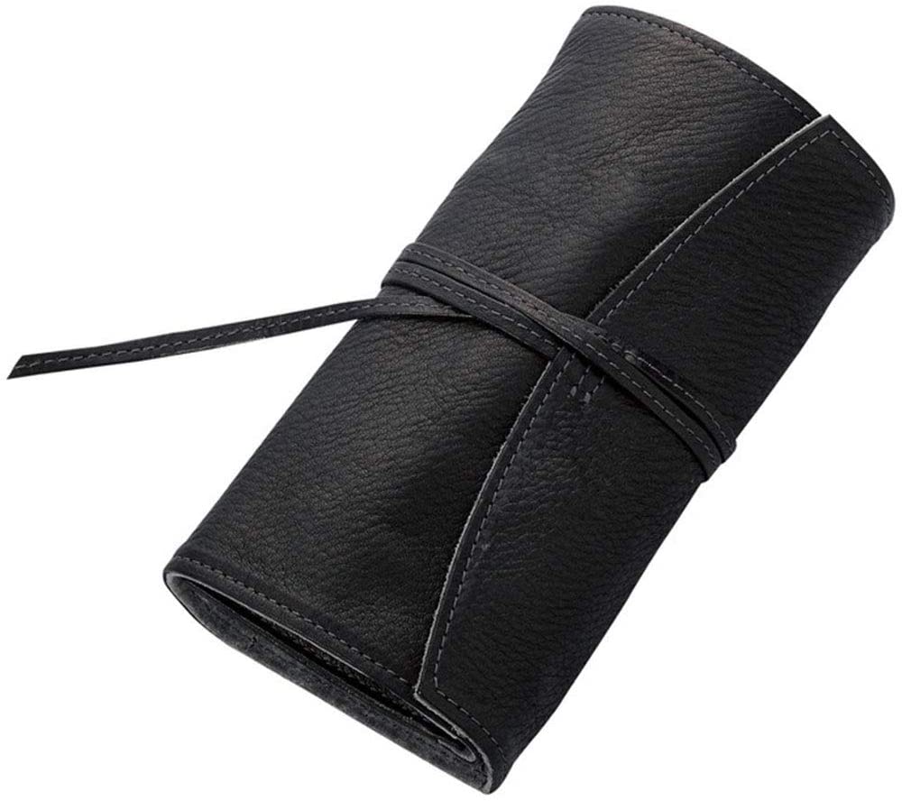 Pilot Pensemble 1 Pen Leather Pouch Roll Black