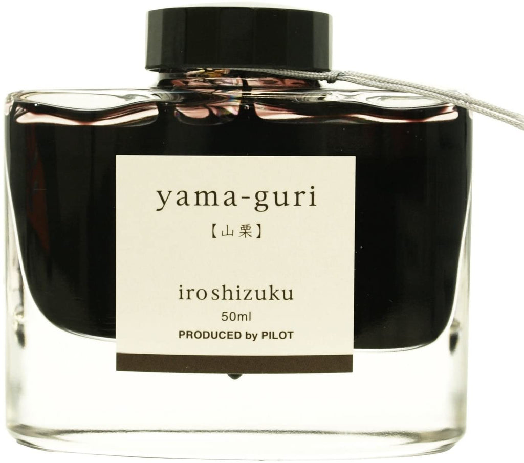 Pilot Iroshizuku 50mL Wild Chestnut (Yama-guri) – Dark Brown Ink