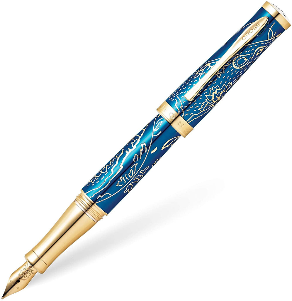 Cross Chinese Zodiac Townsend YOT Monkey Teal/Gold Medium Fountain Pen