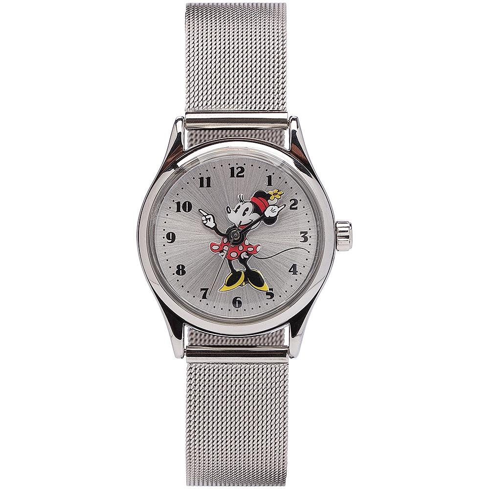 Disney Petite Minnie Silver Milanese Mesh Watch