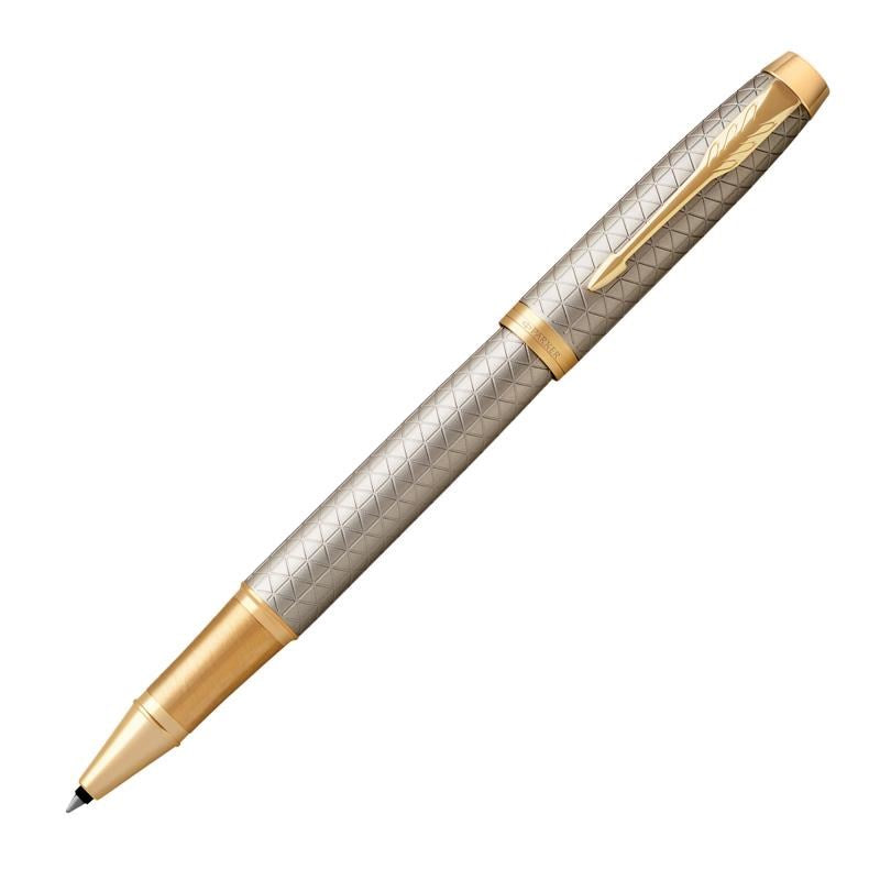 Parker IM Premium Warm Silver GT Rollerball pen