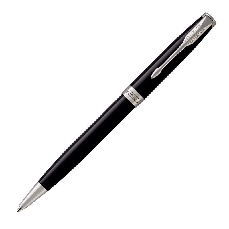 Parker Sonnet Black Lacquer Palladium Trim Ballpoint Pen