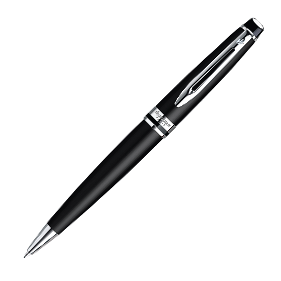 Waterman Expert Matte Black Chrome Trim Ball Pen