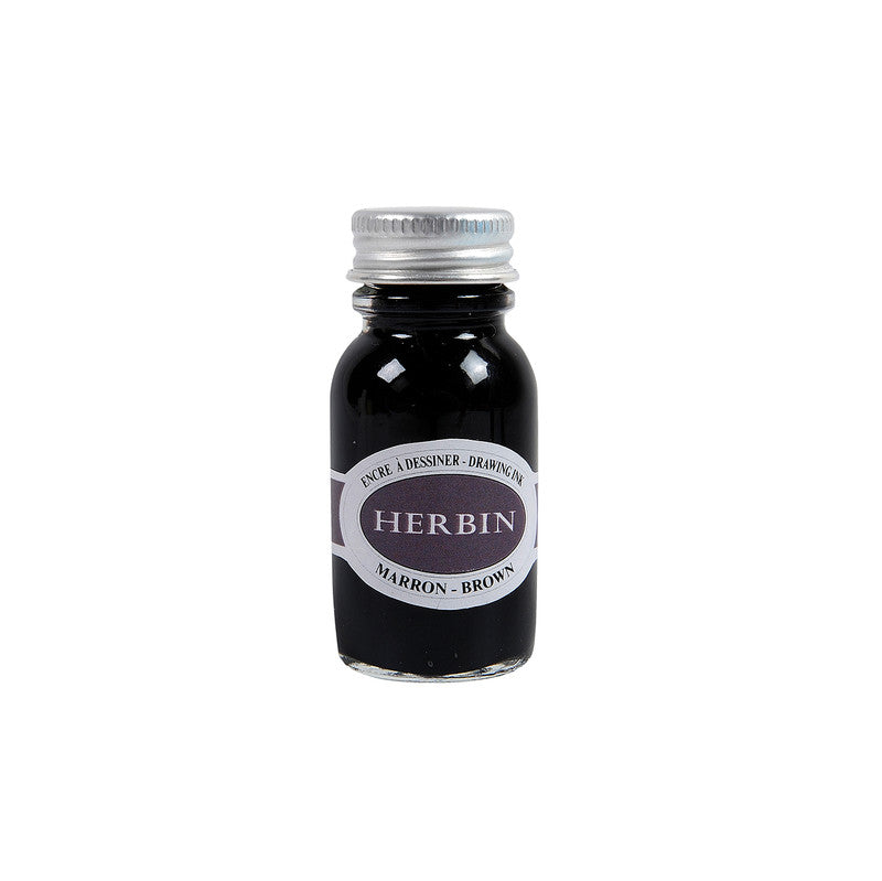 HERBIN - WATERCOLOUR DRAWING INK - 15ML - BROWN