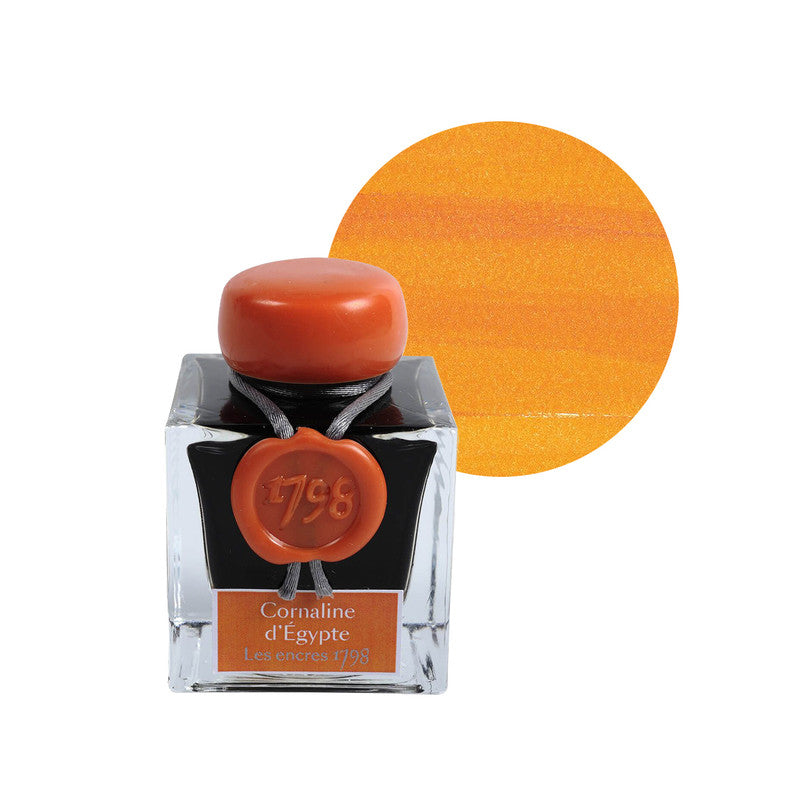 JACQUES HERBIN - 1798 INK - 50ML BOTTLE - CORNALINE D'EGYPTE