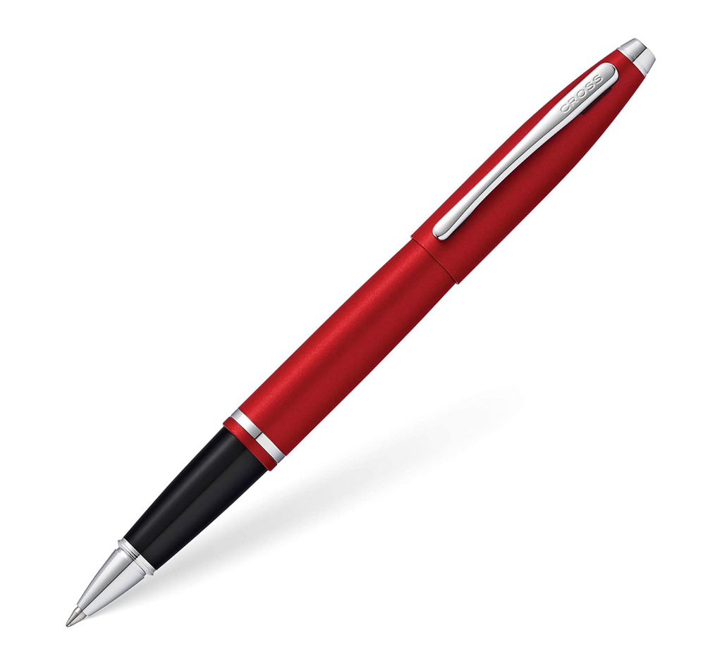 Cross Calais Crimson Red Lacquer with Chrome Rollerball Pen