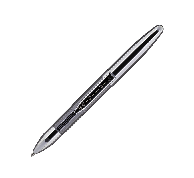 Fisher Space INFBTN-1 - Dark Matter Black Titanium & Chrome Infinium Space Pen With Blue Ink