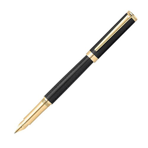 Sheaffer Intensity Engraved Matte Black Fountain Pen