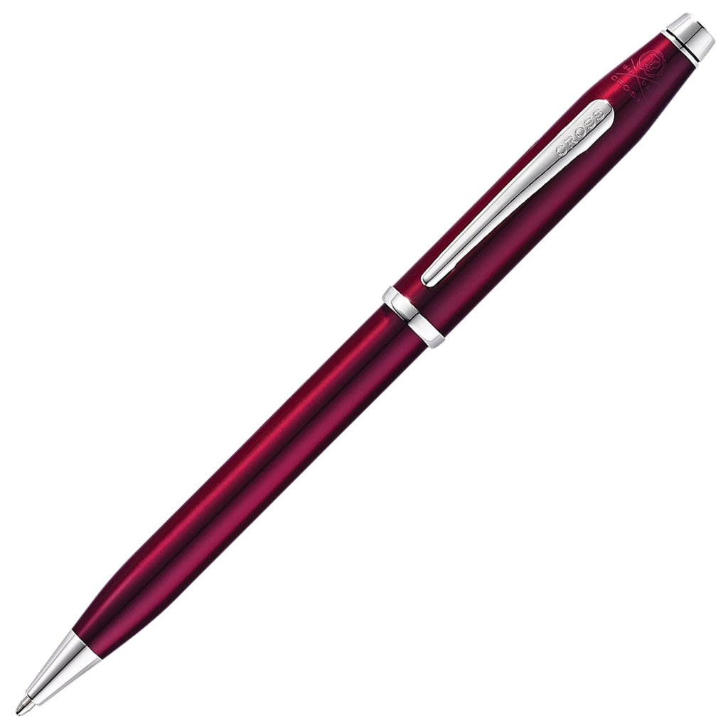 Cross Century II Plum Lacquer Chrome Ballpoint Pen