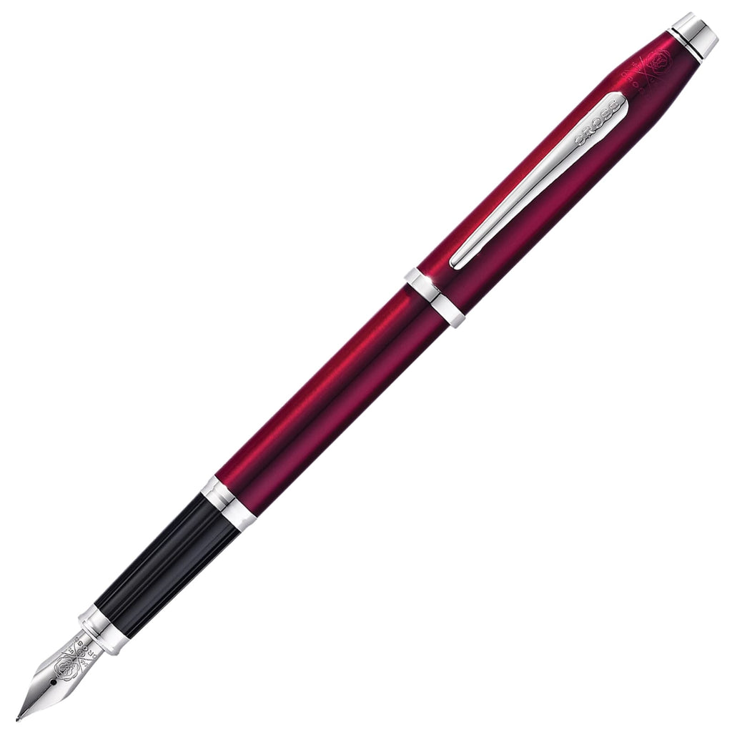 Cross Century II Plum Lacquer Chrome Fountain Pen