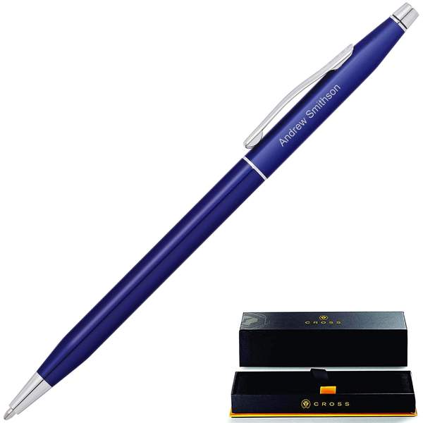 Cross Classic Century Translucent Blue Lacquer Ballpoint Pen