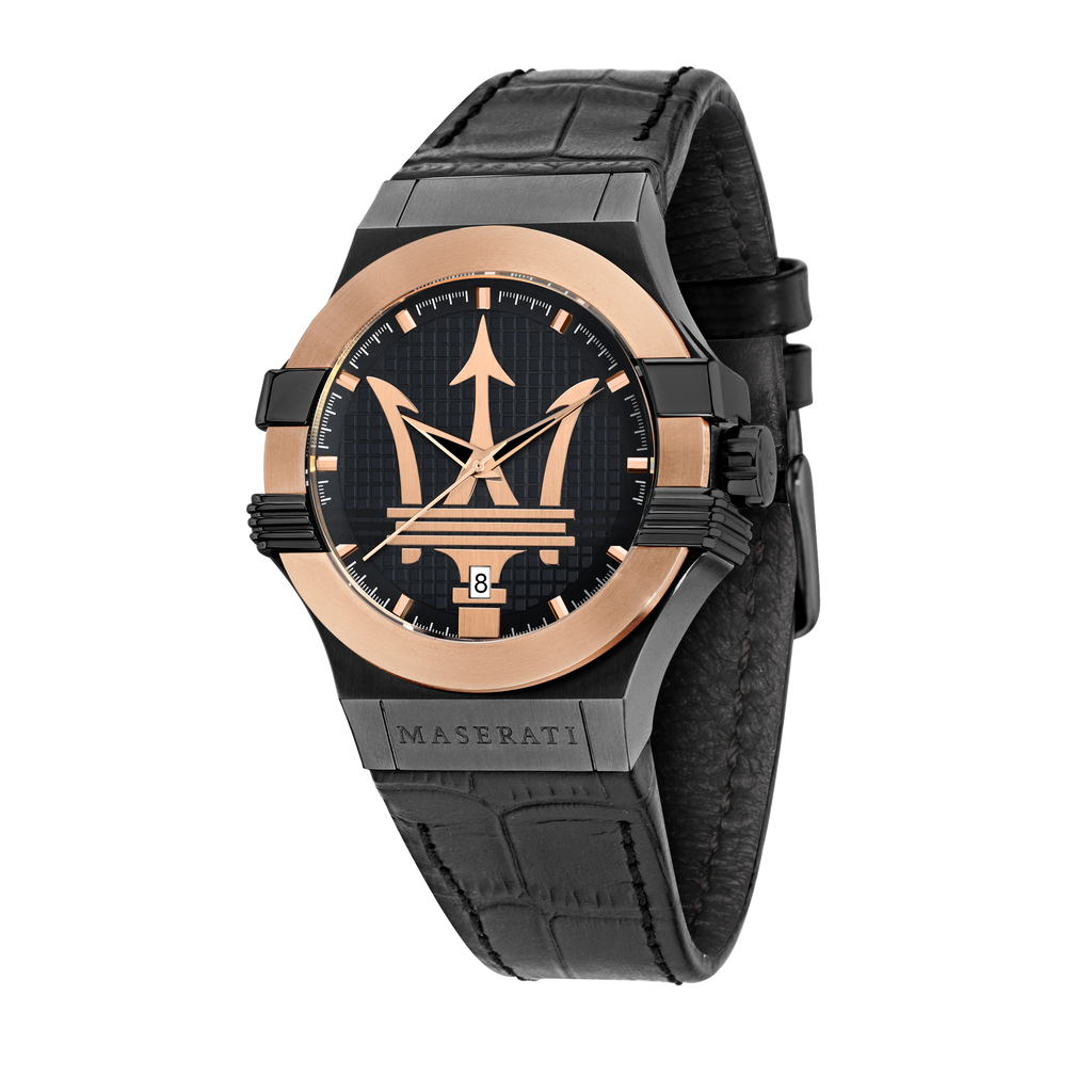 Maserati POTENZA 42mm Gold Watch