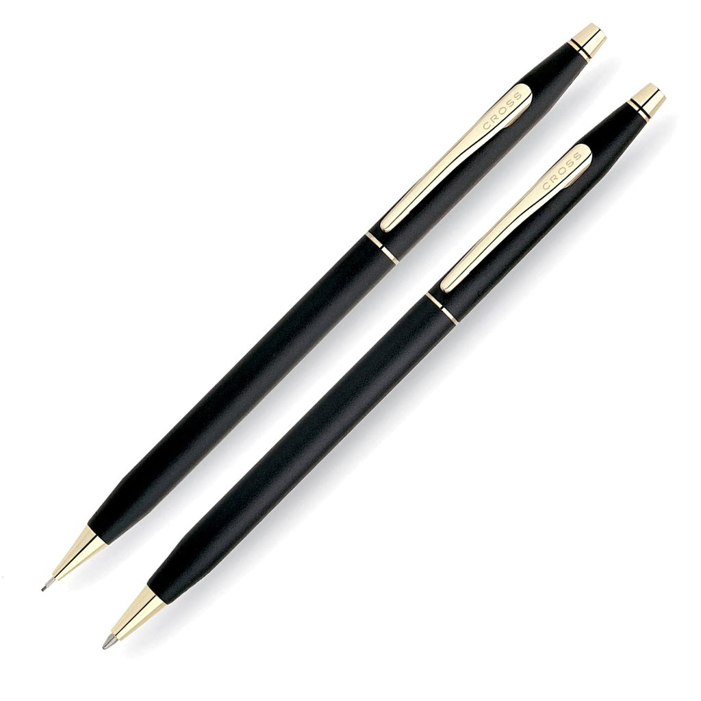 Cross Classic Century Classic Black Ballpoint Pen/0.7mm Pencil Set